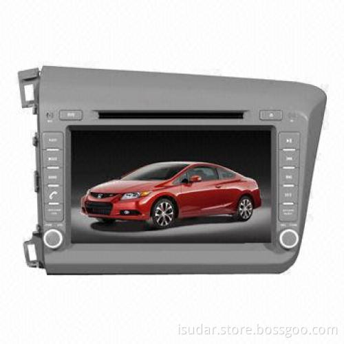 8-inch 2-DIN + Google's Android 4.0 Car DVD Player with GPS for Honda Civic Left Driving 2012
